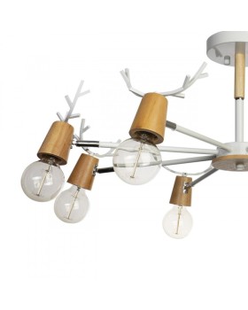 Люстра на штанге LOFT IT 10024/8 White-foto3