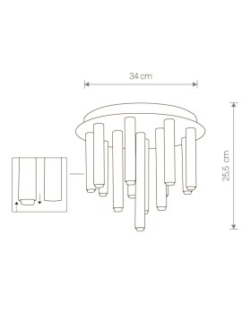 Накладной светильник Nowodvorski 9054-foto2