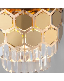 Бра Eurosvet 10124/2 золото/прозрачный хрусталь Strotskis (10113/2)-foto2