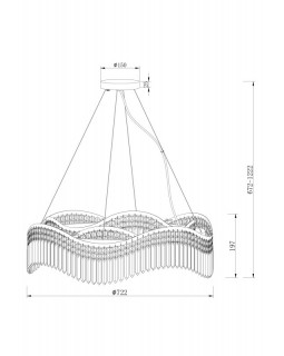 Подвесная люстра Maytoni DIA201PL-10G-foto2