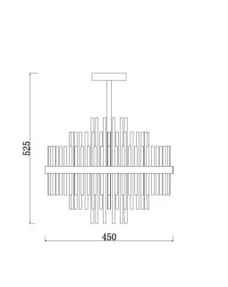 Подвесная люстра Freya FR5216PL-06BS-foto2