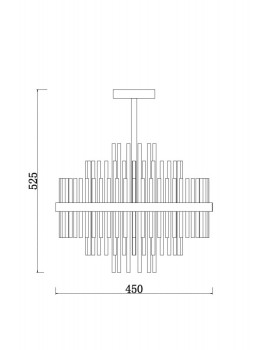 Подвесная люстра Freya FR5216PL-06BS-foto2