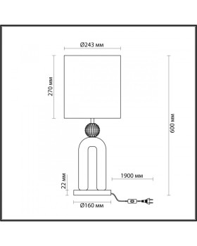 Настольная лампа Odeon Light 5410/1T-foto5
