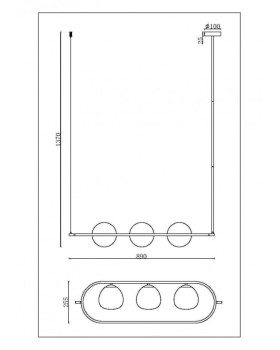 Подвесной светильник Maytoni MOD221PL-03N-foto8