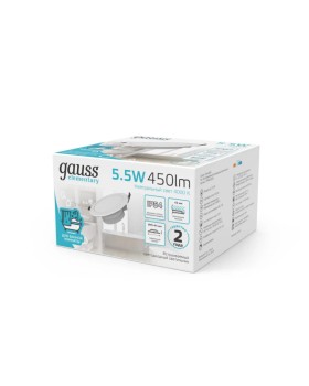 Влагозащищенный светильник Gauss 999420205-foto3