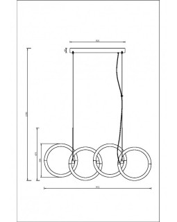 Подвесная люстра Maytoni MOD165PL-L40B3K-foto3