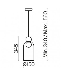 Подвесной светильник Freya FR5220PL-01CH-foto2