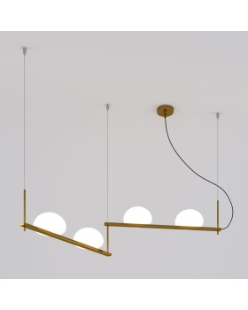 Подвесная люстра Eurosvet 70145/4 латунь-foto2