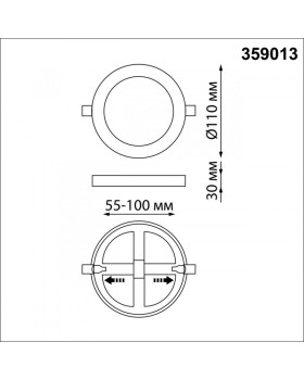 Встраиваемый светильник Novotech 359013-foto2