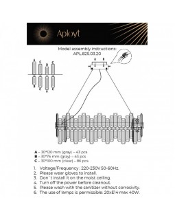 Подвесная люстра APLOYT APL.825.03.20-foto13
