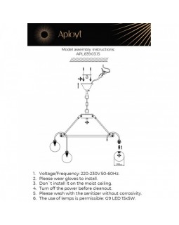 Подвесная люстра APLOYT APL.839.03.15-foto15