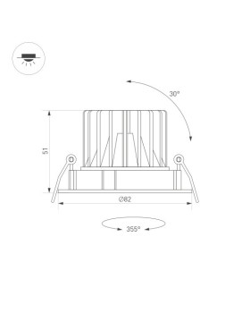 Светильник Downlight Arlight 035448-foto6