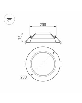 Светильник Downlight Arlight 022524(2)-foto6