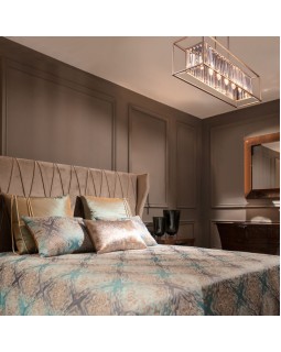 Люстра на штанге Bogate's 299/6 шампань Strotkis-foto2