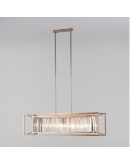 Люстра на штанге Bogate's 299/6 шампань Strotkis-foto3