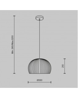 Подвесной светильник Maytoni MOD195PL-01W-foto6