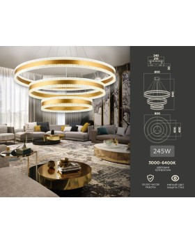 Каскадная люстра Ambrella Light FA6183-foto4
