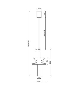 Подвесной светильник Maytoni MOD255PL-01B4-foto2