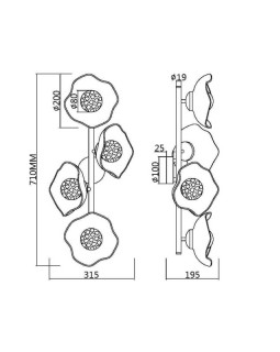 Бра Maytoni MOD207WL-04BS-foto2