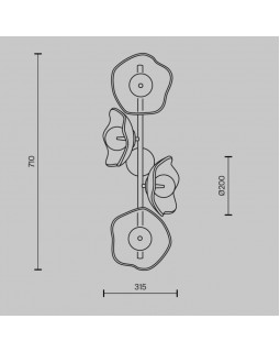 Бра Maytoni MOD207WL-04BS-foto7