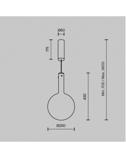 Подвесной светильник Maytoni MOD182PL-L6W3K-foto7