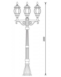 Садовый светильник Elektrostandard NLG99HL005 черный-foto2