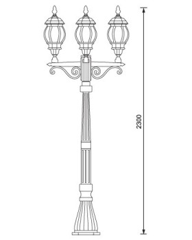 Садовый светильник Elektrostandard NLG99HL005 черный-foto2