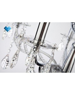 Подвесная люстра Eurosvet 10047/5 хром/прозрачный хрусталь Strotskis-foto4