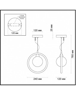 Подвесной светильник Odeon Light 3982/1-foto2