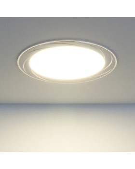Светильник Downlight Elektrostandard DLR004 12W 4200K WH белый-foto3