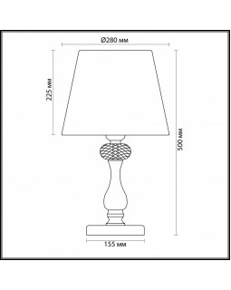 Настольная лампа Odeon Light 3393/1T-foto2