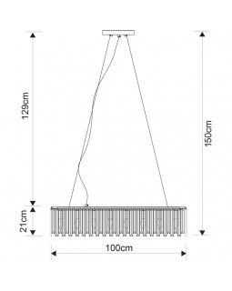 Подвесная люстра Divinare 1223/02 SP-8-foto3