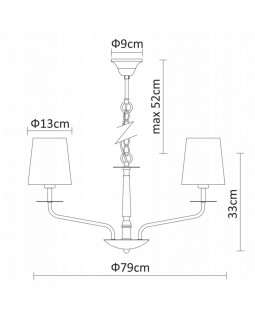 Подвесная люстра ARTE Lamp A1048LM-10CC-foto4