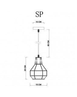 Подвесной светильник ARTE Lamp A1109SP-1BK-foto3