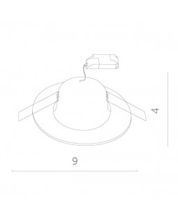 Встраиваемый светильник ARTE Lamp A1425PL-1WH-foto3