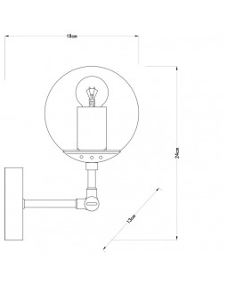 Бра ARTE Lamp A1664AP-1CC-foto3
