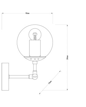 Бра ARTE Lamp A1664AP-1CC-foto3