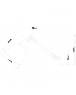 Бра ARTE Lamp A2054AP-1AB-foto4