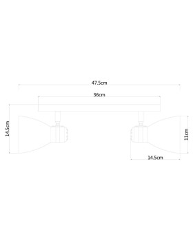 Спот ARTE Lamp A5049AP-2GY-foto2