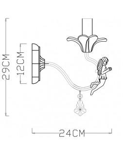 Бра ARTE Lamp A5349AP-1WH-foto3