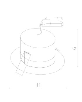 Встраиваемый светильник ARTE Lamp A5438PL-1WH-foto4