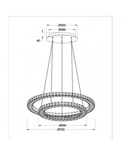 Подвесная люстра ARTE Lamp A6717SP-2CC-foto4