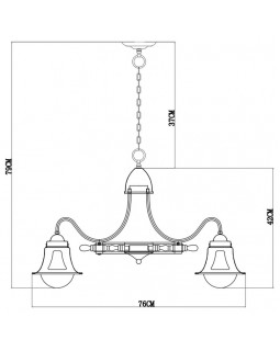 Подвесная люстра ARTE Lamp A7006LM-6AB-foto3