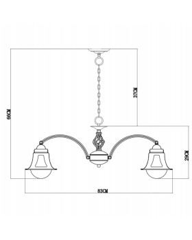 Подвесная люстра ARTE Lamp A7022LM-7WG-foto3