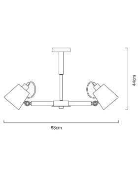 Люстра на штанге ARTE Lamp A7141PL-3WH-foto4