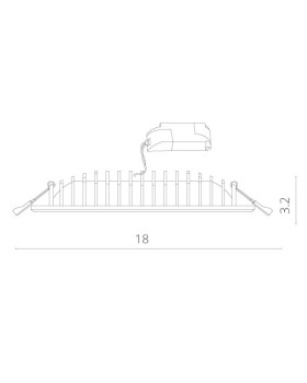 Встраиваемый светильник ARTE Lamp A7247PL-2WH-foto2