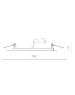Встраиваемый светильник ARTE Lamp A7516PL-2WH-foto5