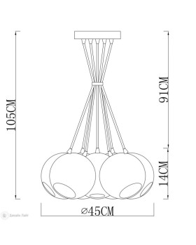 Подвесной светильник ARTE Lamp A8072SP-7CC-foto2