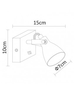 Спот ARTE Lamp A9189AP-1GY-foto4