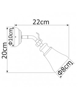 Бра ARTE Lamp A9231AP-1CC-foto4